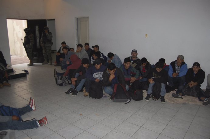 Inmigrantes rescatados en México