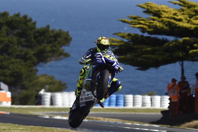 Valentino Rossi (Yamaha) en Australia