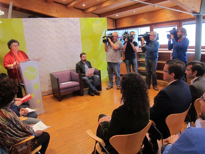 Acto en el Valedor do Pobo, por el día contra la pobreza