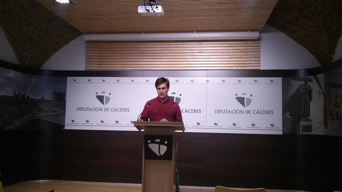 Fernando García Nicolás, portavoz de la Diputación de Cáceres