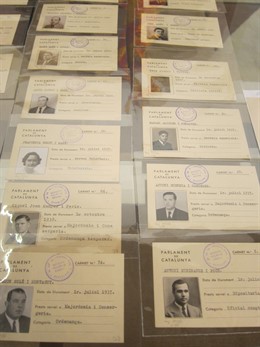 Credenciales del Parlament durante la República