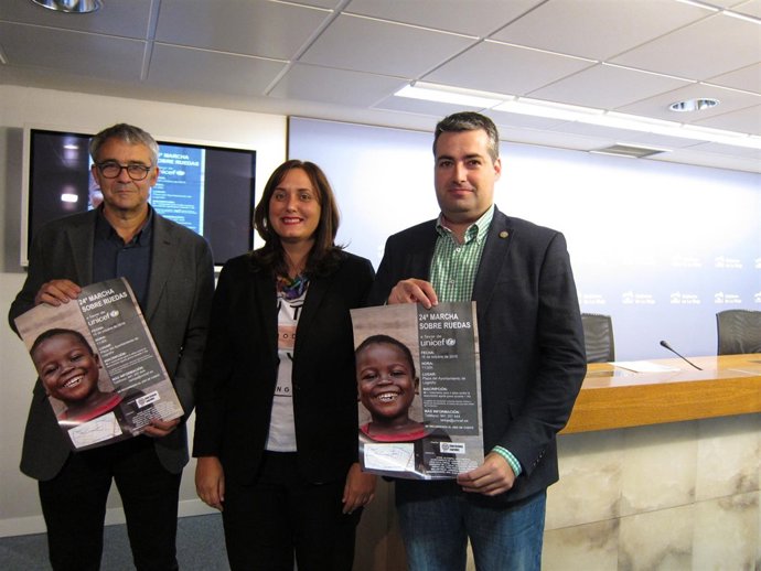 Presentación marcha sobre ruedad UNICEF