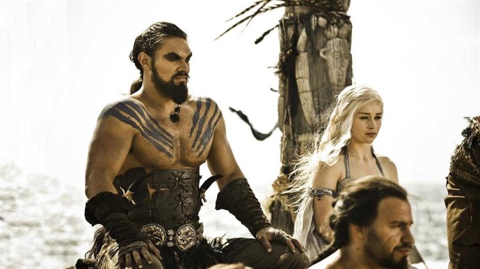 Khal Drogo y Daenerys en Juego de Tronos
