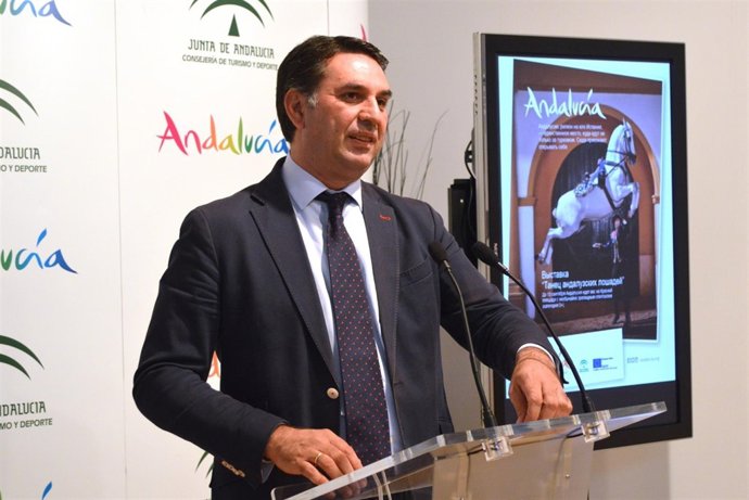El consejero de Turismo, Francisco Javier Fernández, en Málaga