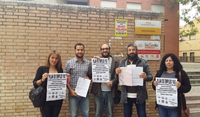 IU pide un plan de empleo urgente.