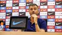 Luis Enrique: "Tenemos ganas ya de que vuelva Messi y poder disfrutarle"