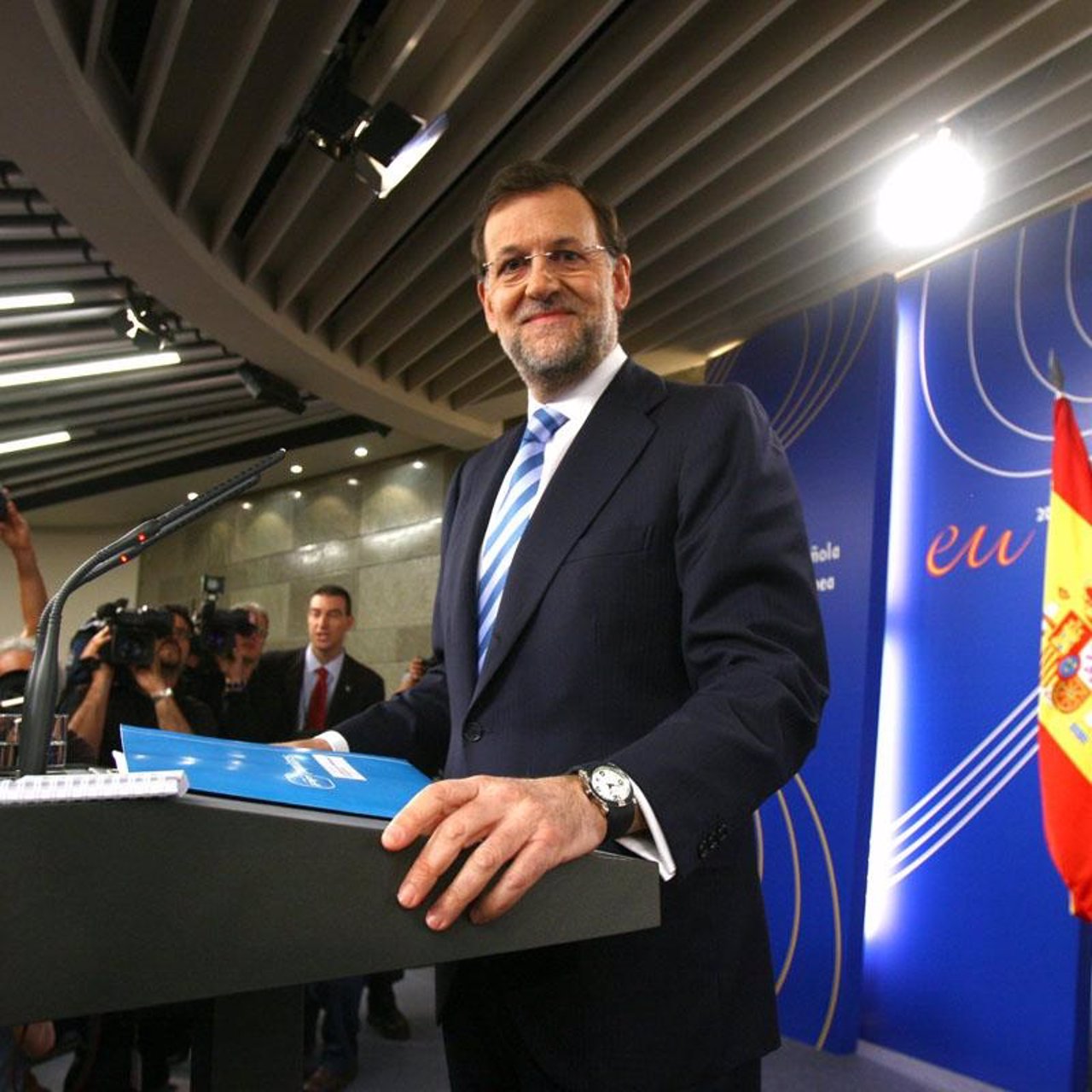 presidente del PP, Mariano Rajoy en Moncloa
