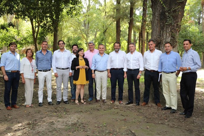 Consejo de alcaldes del PP de Sevilla