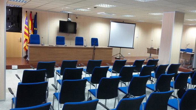 Sala del juicio de Nóos