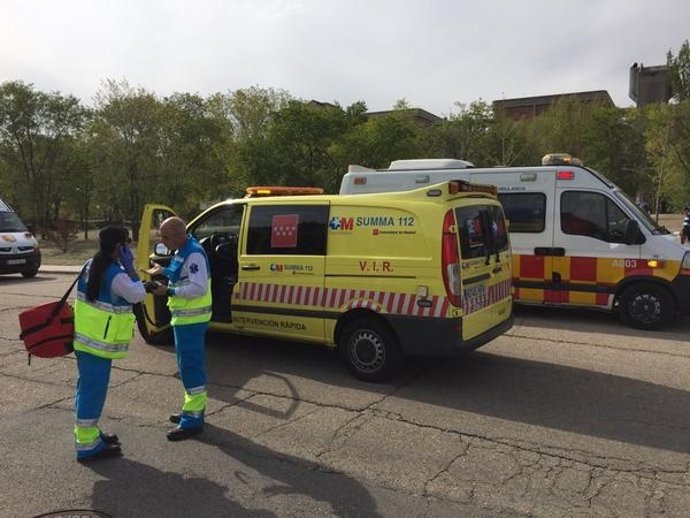 Una ambulancia del Summa