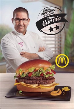 Dani garcía crea nueva hamburguesa para mcdonalds chef cocinero michelin