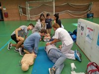 Unos 1.400 jóvenes se forman en reanimación cardiopulmonar en el Día Europeo de la Parada Cardiaca
