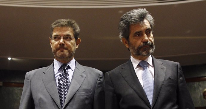 Rafael Catalá y Carlos Lesmes.