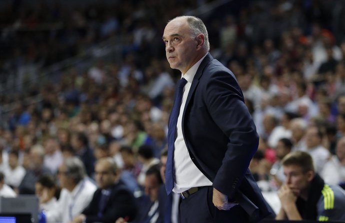 PABLO LASO ENTRENADOR, LIGA ACB ENDESA REAL MADRID - VALENCIA BASKET