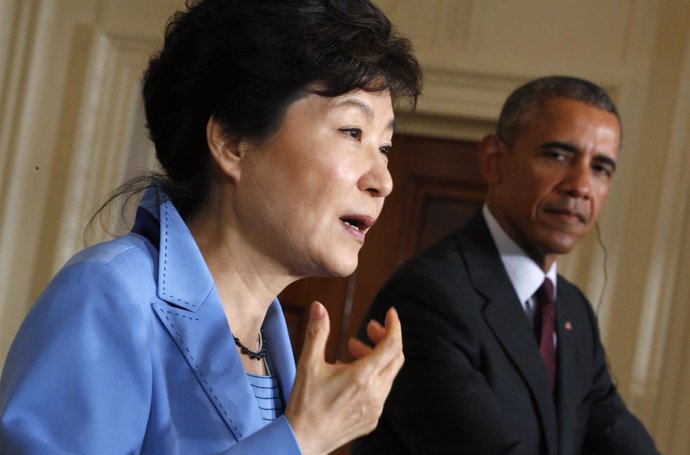 Park Geun Hye y Barack Obama se reúnen en la Casa Blanca