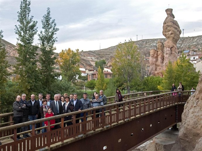 Inauguración  pasarela acceso al parque de los Picuezos