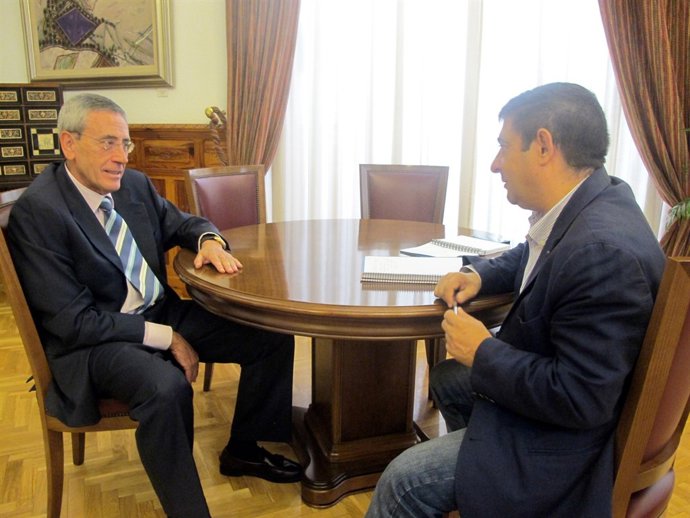 Reunión de Francisco Reyes con Antonio Martín Mesa