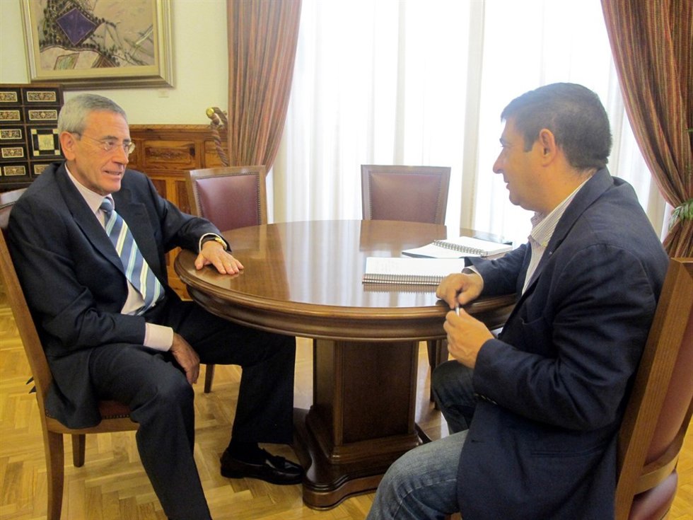 Reunión de Francisco Reyes con Antonio Martín Mesa