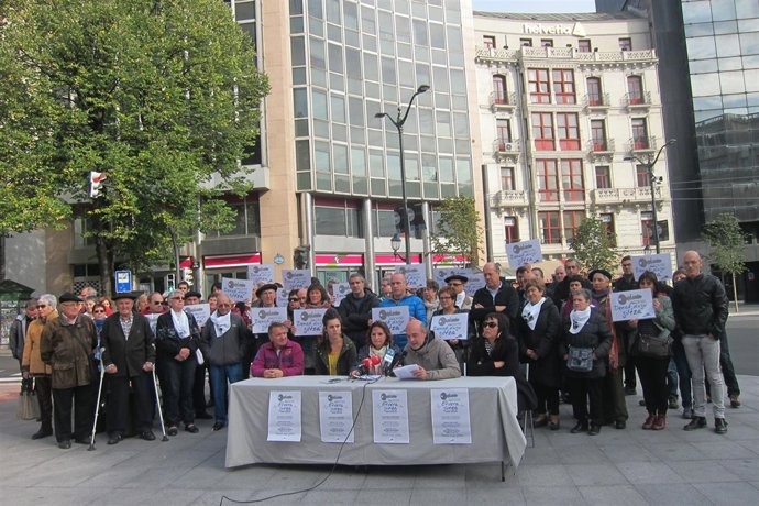 Presentación acto favor presos de ETA enfermos