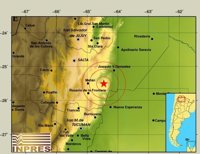 Un terremoto de 6,0 sacude el noreste de Argentina