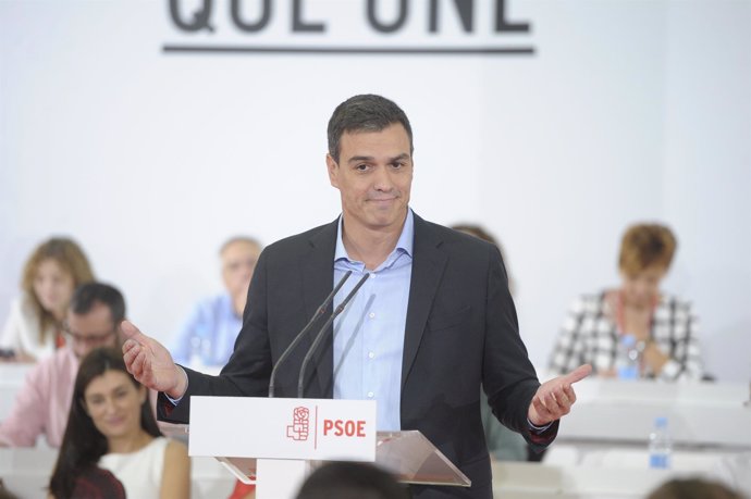 Pedro Sánchez ante el Comité Federal
