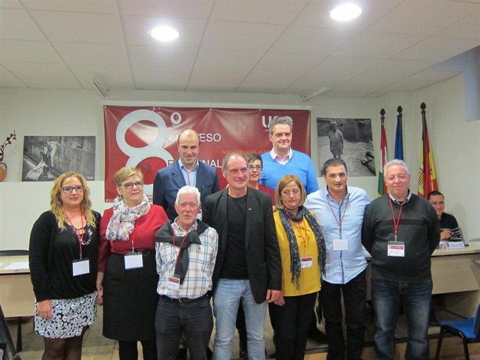 Javier Martínez (USO) junto a su nueva Comisión Ejecutiva