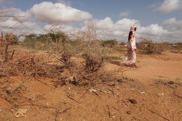 Mujer en Kenia