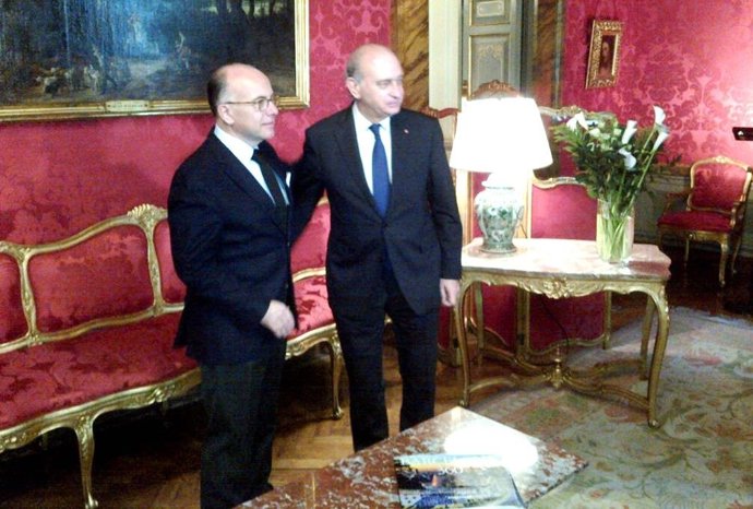 Los ministros del Interior de España y Francia
