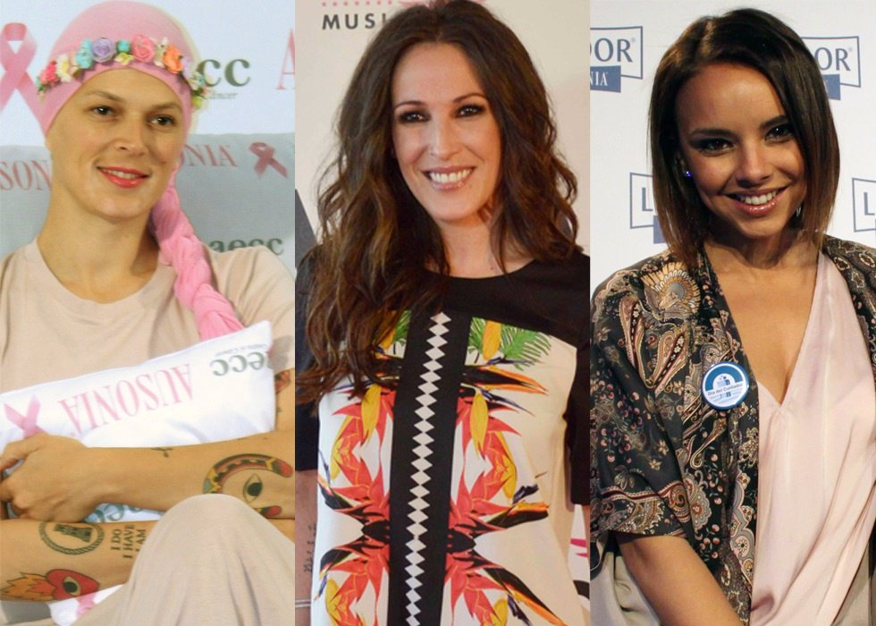 Malú, Chenoa y Bimba Bosé: solidarias contra el cáncer de mama