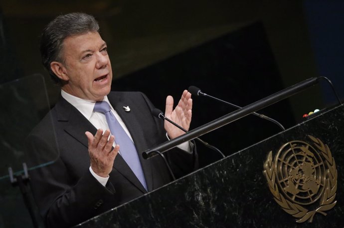 El presidente de Colombia, Juan Manuel Santos