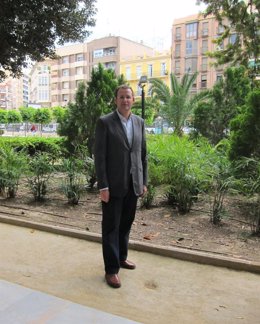 José Guillén PP en el Jardín Floridablanca