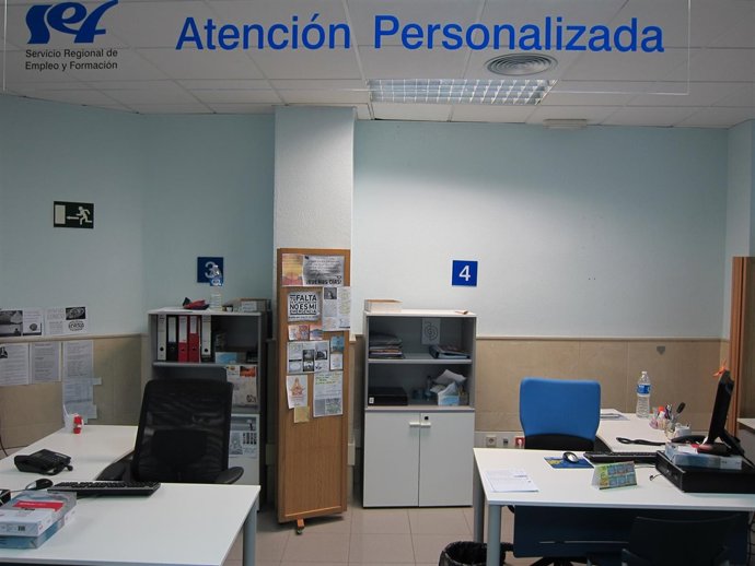 Paro. Desempleo. Región de Murcia, Servicio de Empleo y Formación