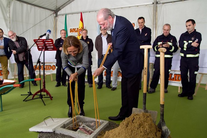 Villalobos y la alcaldesa.