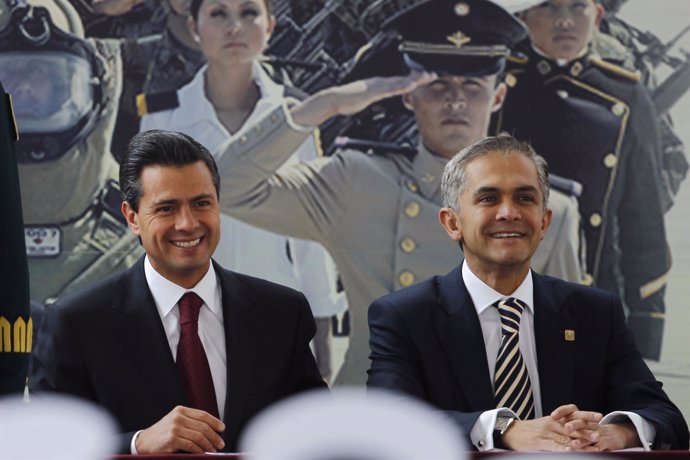 Peña Nieto y Miguel Mancera