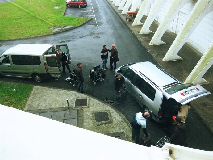 Delorena llega al aeropuerto de Bilbao
