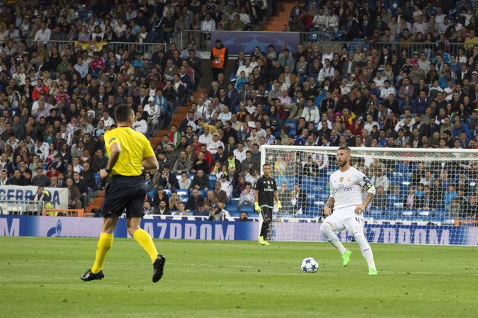 Real Madrid - Shakhartar, Sergio Ramos 