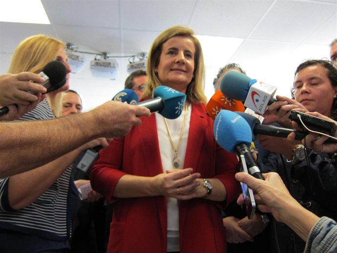 La ministra de Empleo y Seguridad Social, Fátima Báñez. 