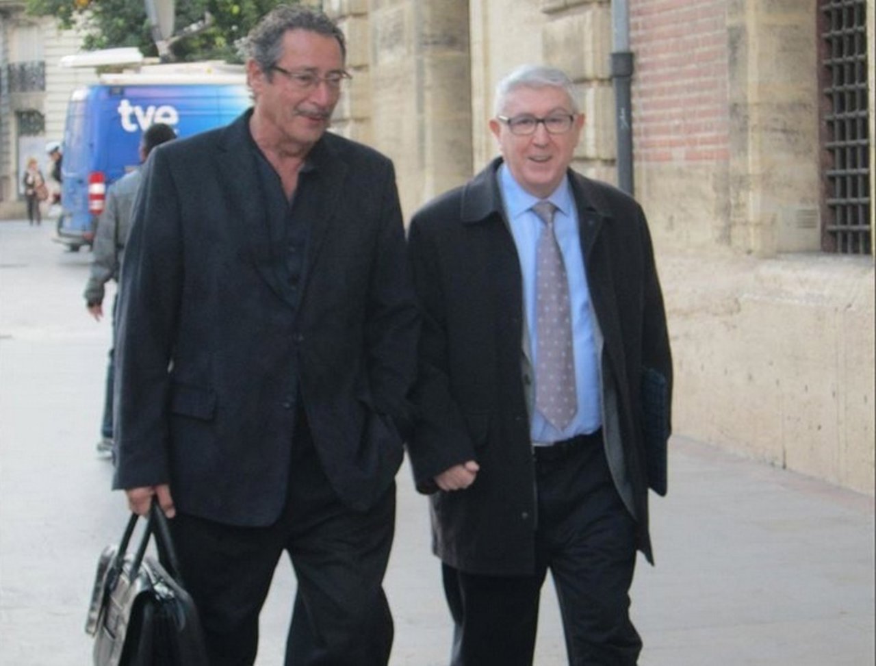 Vicente Sanz (a la derecha de la imagen)