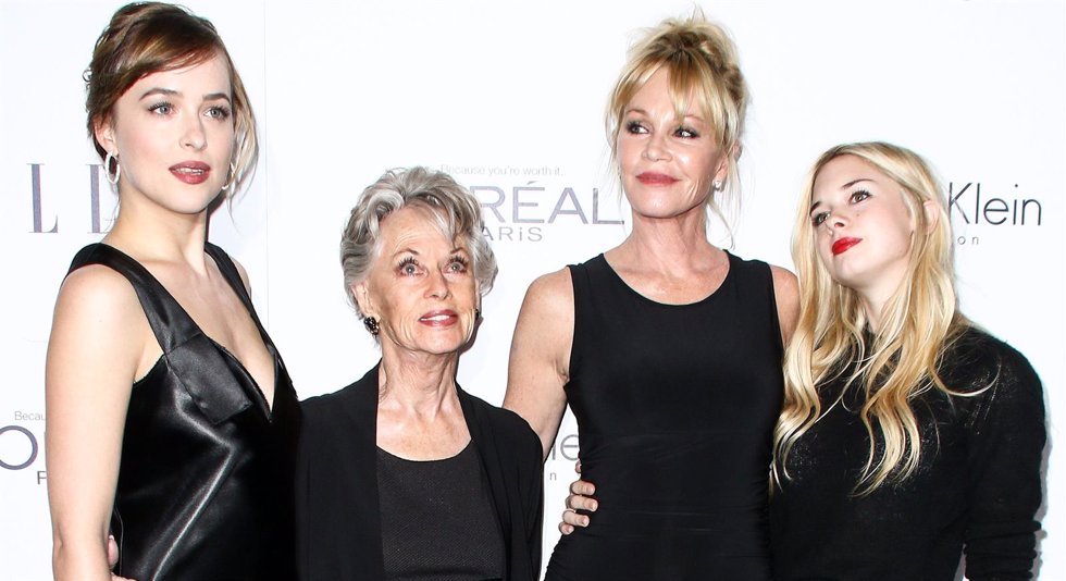 Dakota Johnson, Tippi Hedren, Melanie Griffith, Stella Banderas