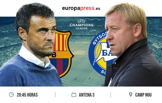 Horario y dónde ver el partido Barcelona-Bate Borisov 