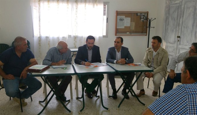 Millán y Moraga en El Gordillo.