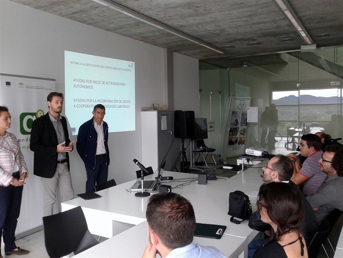El delegado durante las jornadas celebradas en Padul.
