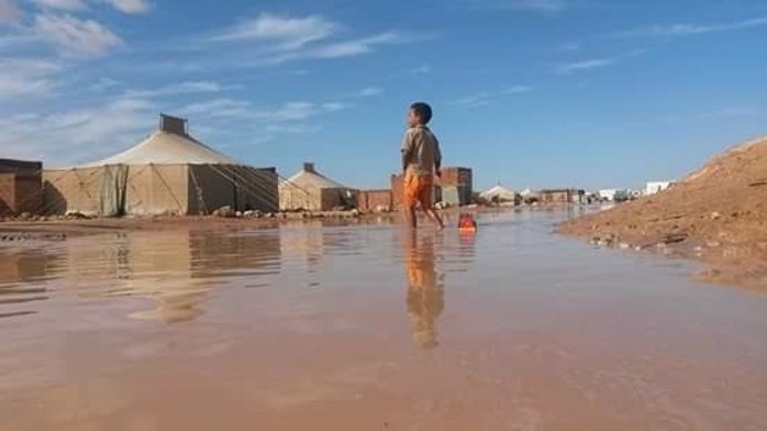 Inundaciones en los campamentos de refugiados saharauis en Argelia