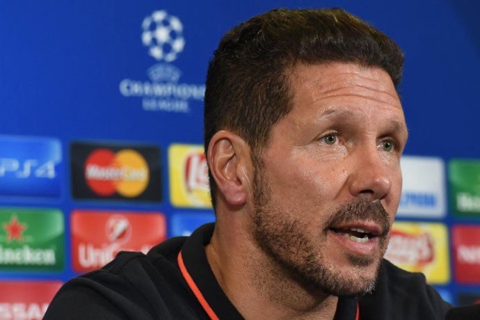 Diego Pablo Simeone "Cholo", Rueda de prensa Champions