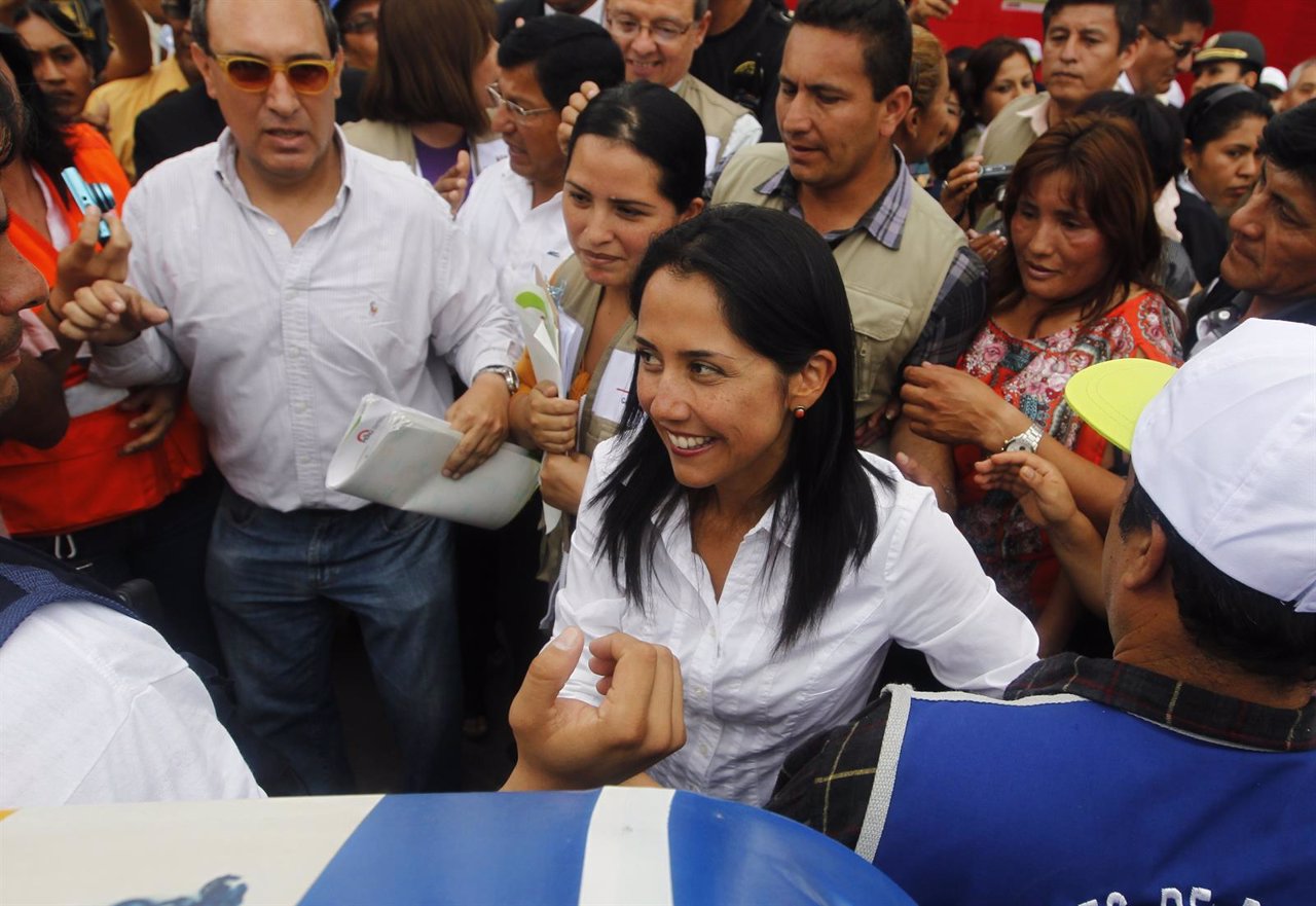 La primera dama peruana, Nadine Heredia.