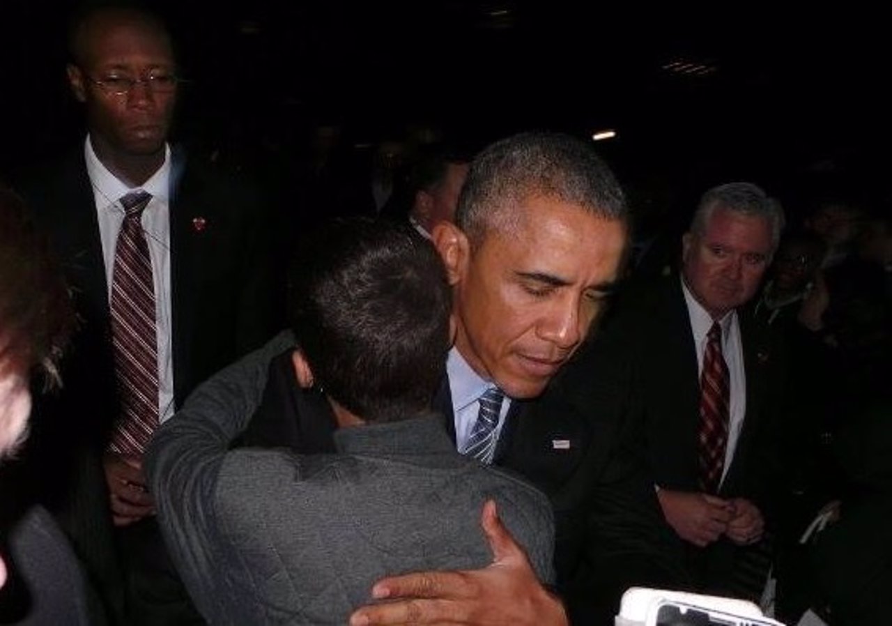 Ahmed Mohamed con Obama