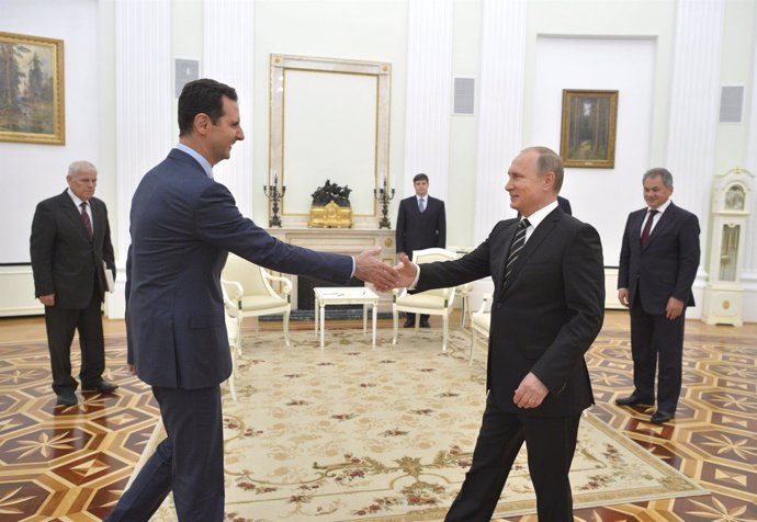 Putin se reúne con Al-Assad