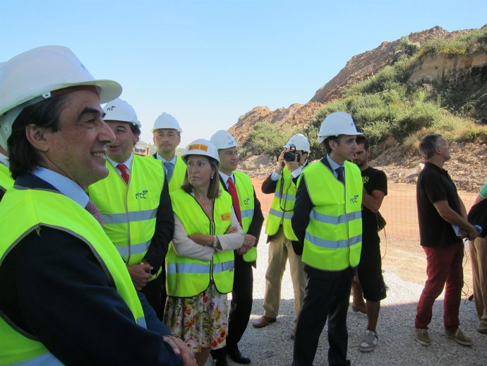 Visita a las obras de la A-8 realizada por Ana Pastor en 2013