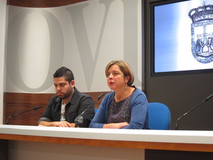 Rubén Rosón y Ana Taboada, concejales de Somos Oviedo