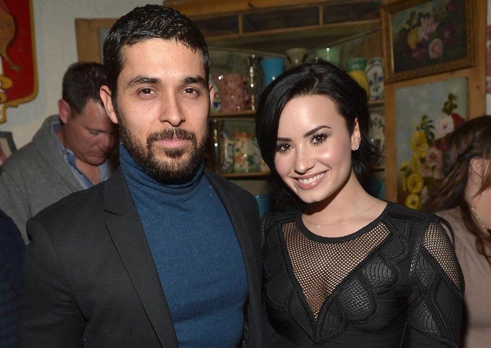  Wilmer Valderrama And Demi Lovato Celebrate Nick 